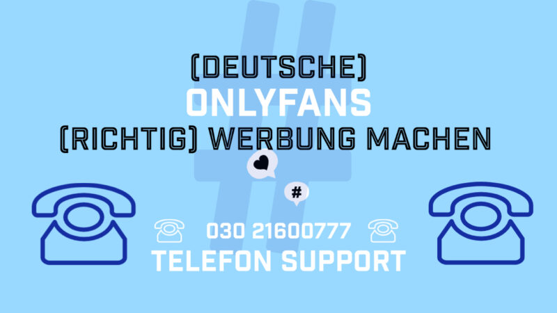 Werbung für Onlyfans