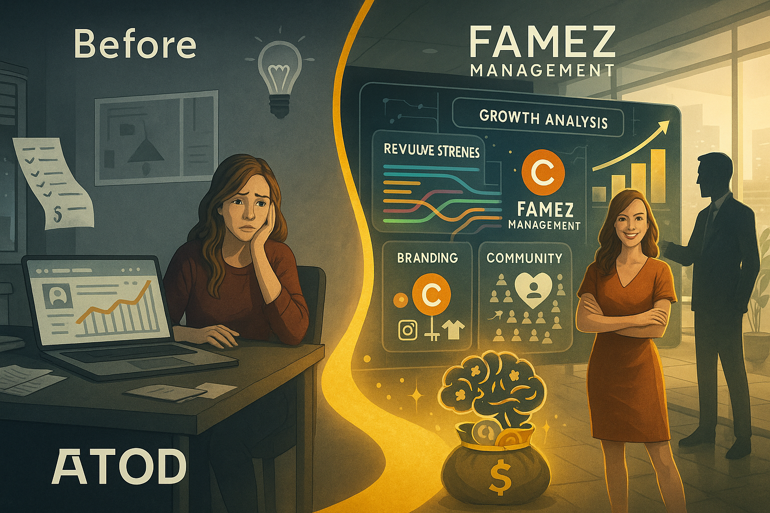 How Famez Management makes the difference: Our unique approach for OnlyFans Creators