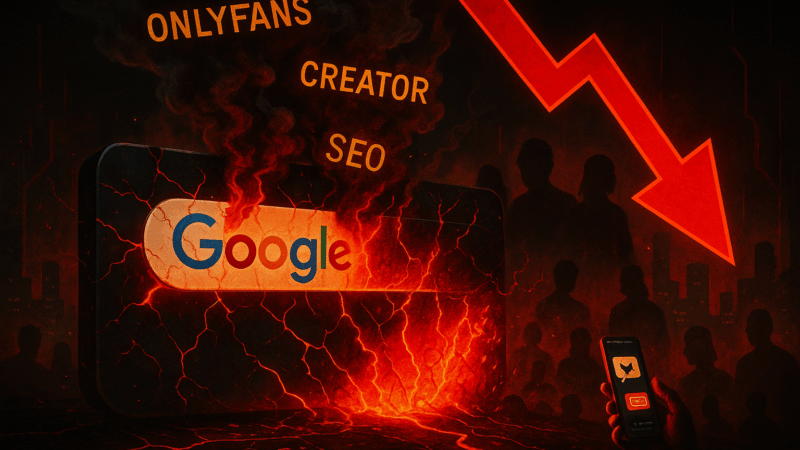Red Alert: Why OnlyFans Is Suddenly Bleeding Google Traffic