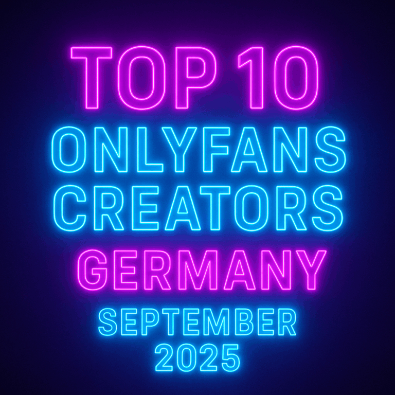 Top 10 OnlyFans Creators in Germany — September 2025 Edition