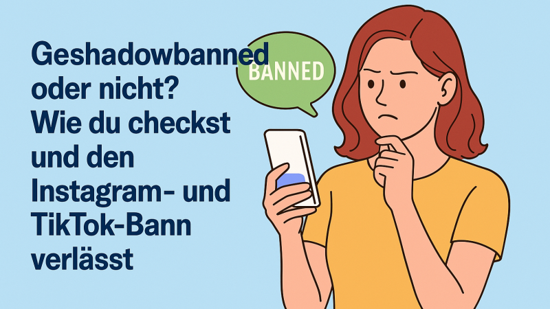 Shadowban 2025 – Wie du Instagram & TikTok zurückeroberst